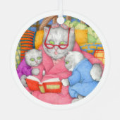 STORY KATTEN Metal Circle Ornament (Achterkant)