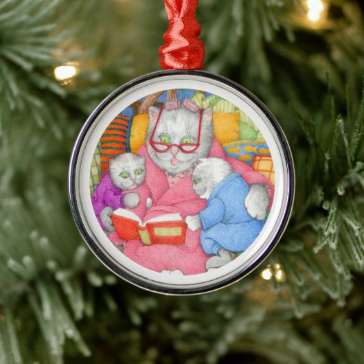 STORY KATTEN Premium Rond Ornament (Boom)