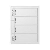 Story Outline Notepad Notitieblok (Linkerzijde)