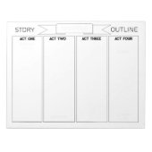 Story Outline Notepad Notitieblok (Voorkant)
