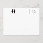 story save-the-date aankondigingskaart (Achterkant)