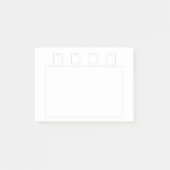 Storyboard plaknotities post-it® notes (Voorkant)