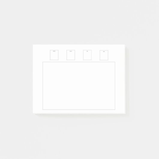 Storyboard plaknotities post-it® notes (Voorkant)