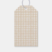 Storybook Animals Waterverf Baby shower Cadeaulabel (Achterkant)