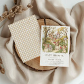 Storybook Animals Waterverf Baby shower Kaart