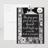 Storybook Art | Inspirerend citaat op Joy Briefkaart (Voorkant / Achterkant)