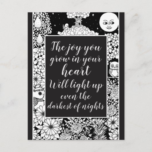 Storybook Art | Inspirerend citaat op Joy Briefkaart (Voorkant)