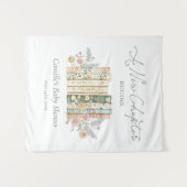 Storybook Baby Shower - A New Chapter Welcome Wandkleed (Voorkant (horizontaal))