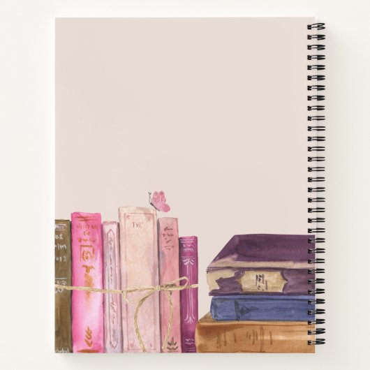 Storybook Baby shower Aanpassen gastenboek Notitieboek (Achterkant)