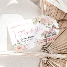 Storybook Baby shower Bedankt Cadeaulabel