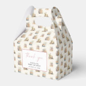 Storybook Baby shower Favoriet Box Wildflower Meis Bedankdoosjes (Voorkant Zijde)