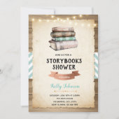 Storybook baby shower feestuitnodiging kaart (Voorkant)