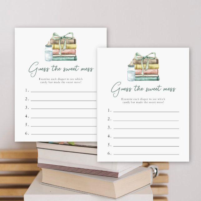 Storybook baby shower Guess de lieve puinhoop spel (Creator heeft geüpload)