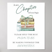 Storybook baby shower - Help de drukke moeder-to-b Poster (Voorkant)