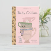 Storybook-Baby shower Kaart (Staand voorkant)