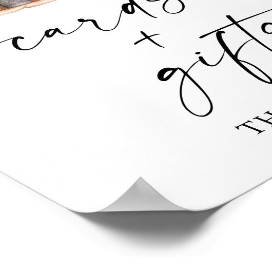 Storybook Baby shower Kaarten & Geschenken Teken Poster (Hoek)