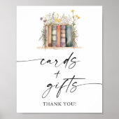 Storybook Baby shower Kaarten & Geschenken Teken Poster (Voorkant)