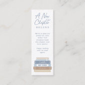 Storybook Baby shower Mini Bladwijzer Favors Visitekaartje (Voorkant)