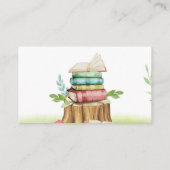 Storybook Baby shower Nieuwe kapittelluier Raffle Informatiekaartje (Achterkant)