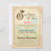 " Storybook" Baby shower Uitnodiging 5x7 (Voorkant)