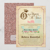 " Storybook" Baby shower Uitnodiging 5x7 (Voorkant / Achterkant)