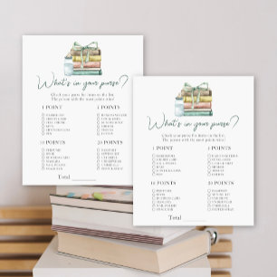 Storybook baby shower - Wat zit er in je portemonn