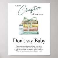 Storybook baby shower - Zeg geen baby