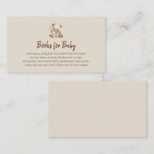 Storybook Beer   Boeken voor Baby Insert Informatiekaartje