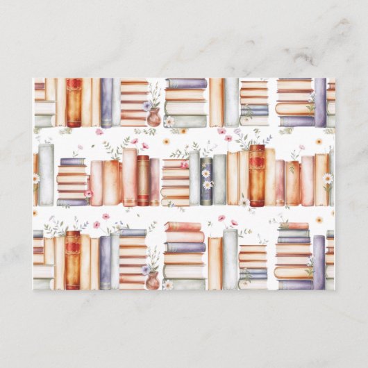 Storybook Bloemen Raad eens hoeveel kusjes Bruids Informatiekaartje (Achterkant)