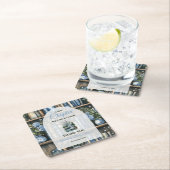 Storybook Blue Boy Library Book Baby Shower Kartonnen Onderzetters (Insitu)