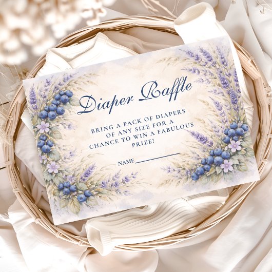 Storybook Blueberry Garden Diapper Raffle Informatiekaartje