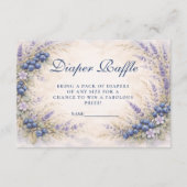 Storybook Blueberry Garden Diapper Raffle Informatiekaartje (Voorkant)