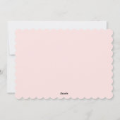 Storybook Book Lover Wildflower Dank je kaart (Achterkant)