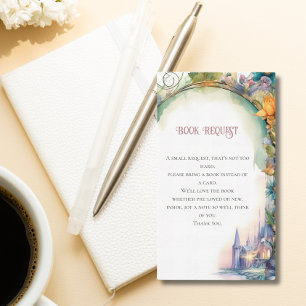 Storybook Book Request Dragon Baby shower Informatiekaartje