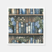 Storybook Boy Blue Library Book Baby Shower Servet (Voorkant)