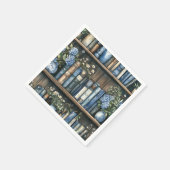 Storybook Boy Blue Library Book Baby Shower Servet (Hoek)