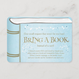 Storybook Breng een boek Boy Blue Informatiekaartje