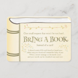 Storybook Breng een boek Geel Informatiekaartje