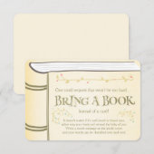 Storybook Breng een boek  Geel Informatiekaartje (Voorkant / Achterkant)