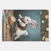Storybook Bunny Geschenkpapier Set Inpakpapier Vel (Voorkant 2)