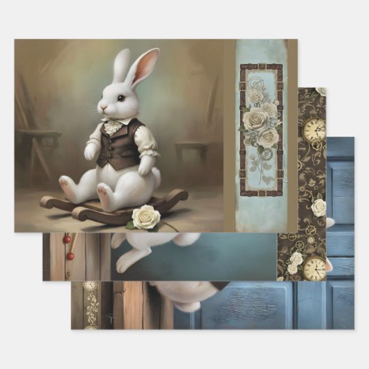 Storybook Bunny Geschenkpapier Set Inpakpapier Vel (Set)