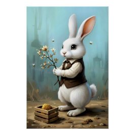 Storybook Bunny Perfect Poster