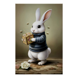Storybook Bunny Perfect Poster