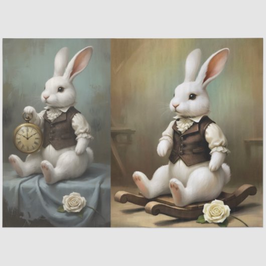 Storybook Bunny Tissuepapier (Voorkant)