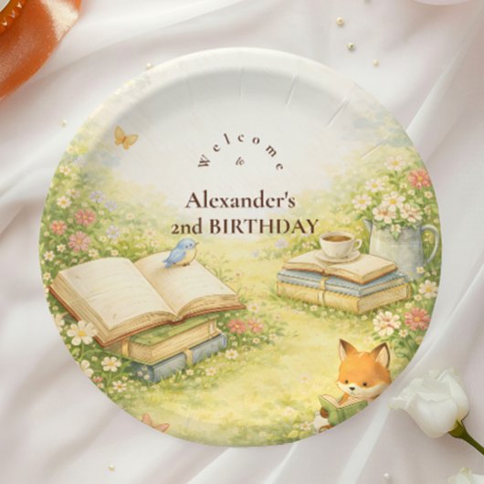 Storybook Chapter Two Birthday Papieren Bordje