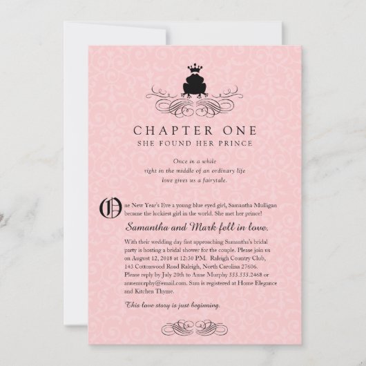 Storybook Charm | Vrijgezellenfeest Kaart (Voorkant)