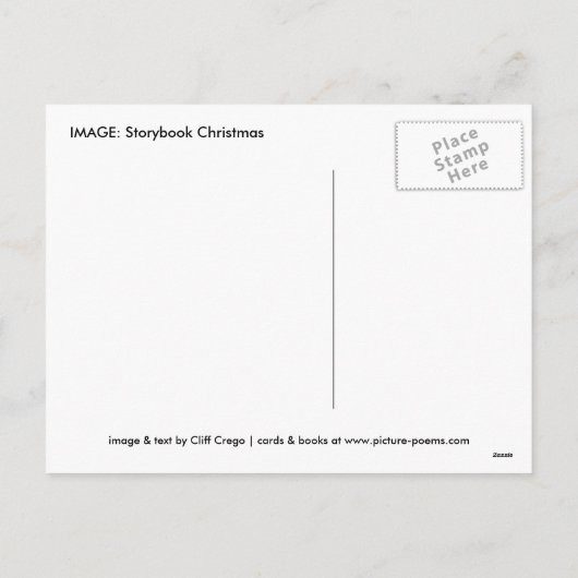 Storybook Christmas Feestdagenkaart (Achterkant)