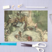 Storybook-dames 2 debetpapieren tissuepapier (Craft)