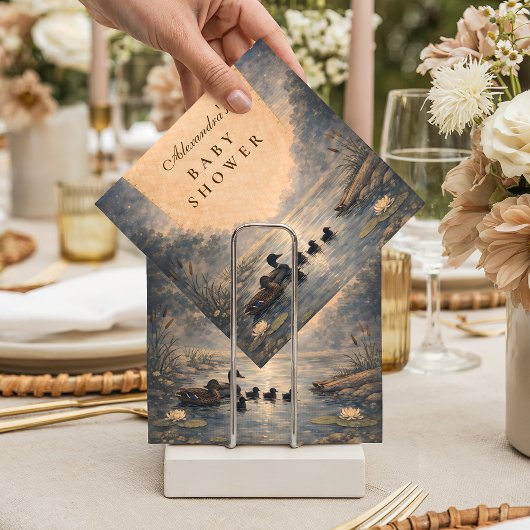 Storybook Duck Baby Shower Servet