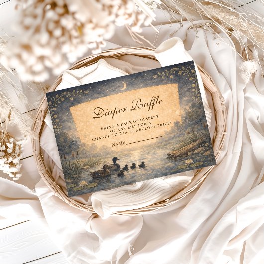 Storybook Duck Diapper Raffle Informatiekaartje